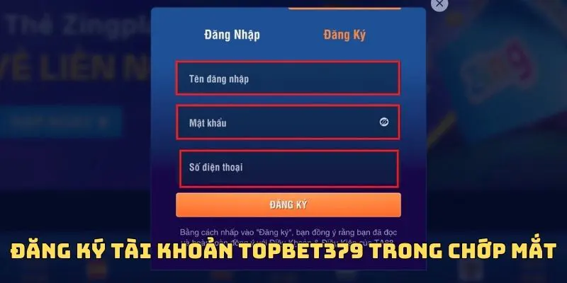Tạo tài khoản dễ dàng